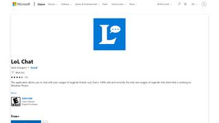 
                            11. Get LoL Chat - Microsoft Store