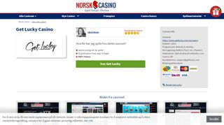 
                            11. Get Lucky – Få 100 gratisspinn etter første innskudd - Norsk Casino