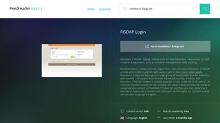 
                            8. Get Members1.fisdap.net news - FISDAP Login - Deets Feedreader