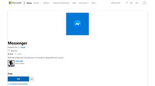 
                            10. Get Messenger - Microsoft Store