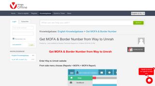 
                            12. Get MOFA & Border Number from Way to Umrah - Virgo ...