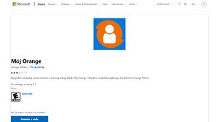 
                            6. Get Mój Orange - Microsoft Store