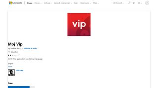 
                            13. Get Moj Vip - Microsoft Store