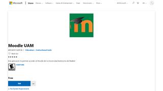 
                            6. Get Moodle UAM - Microsoft Store