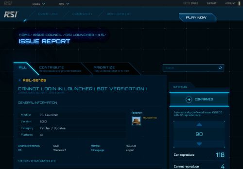 
                            3. Get more involved in Star Citizen - RSI Launcher - Cannot login in ...