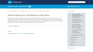 
                            13. Get More Specific Login Type Reporting in Login ... - Release Notes