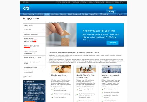 
                            3. Get Mortgage Loan, House Mortgage Loan - Citibank India
