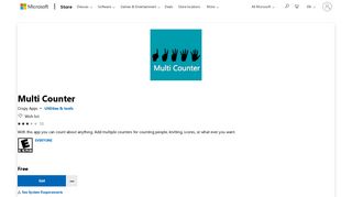 
                            6. Get Multi Counter - Microsoft Store