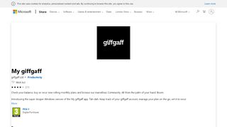 
                            11. Get My giffgaff - Microsoft Store en-GB