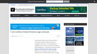 
                            7. Get notified of failed Windows login attempts - Virtualization Howto