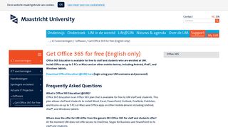 
                            10. Get Office 365 for free (English only) - Support - Maastricht University