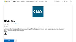 
                            4. Get Official GAA - Microsoft Store