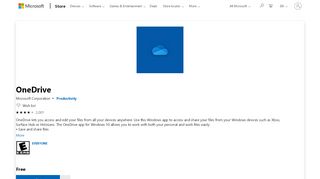 
                            8. Get OneDrive - Microsoft Store