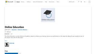 
                            8. Get Online Education - Microsoft Store