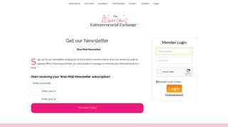 
                            6. Get our Newsletter - We2Network.com :: The Women's ... - We2 Home