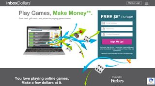 
                            10. Get Paid Cash to Play Games Online: $5 Signup Bonus - InboxDollars