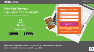 
                            11. Get Paid For Online Surveys: $5 Sign-Up Bonus - InboxDollars