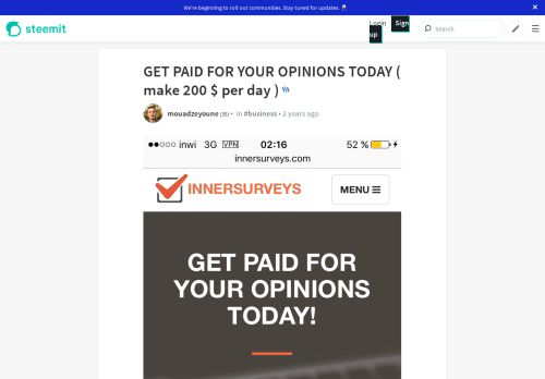 
                            10. GET PAID FOR YOUR OPINIONS TODAY ( make 200 $ per ...