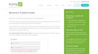 
                            8. Get paid to test - Website Usability Testing | User Testing by TryMyUI