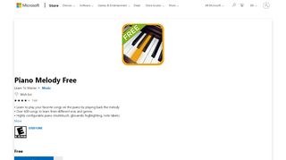 
                            6. Get Piano Melody Free - Microsoft Store