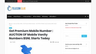 
                            8. Get Premium Mobile Number : AUCTION OF Mobile Vanity Numbers ...