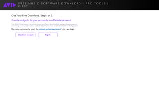 
                            1. Get Pro Tools| First - Avid Master Account