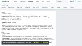 
                            6. Get referrals with Firebase invites - Android Developers