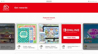 
                            9. Get rewards - My Nintendo