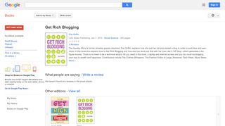 
                            8. Get Rich Blogging