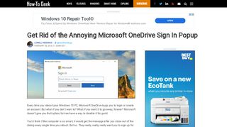 
                            12. Get Rid of the Annoying Microsoft OneDrive Sign In Popup