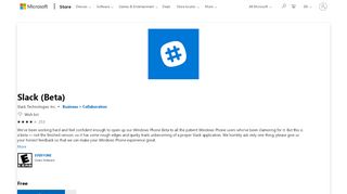 
                            9. Get Slack (Beta) - Microsoft Store
