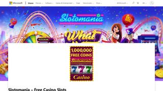 
                            8. Get Slotomania – Free Casino Slots - Microsoft Store