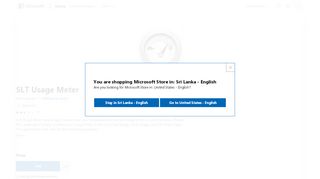
                            12. Get SLT Usage Meter - Microsoft Store en-LK