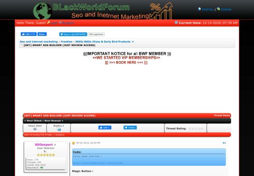 
                            10. [GET] SMART ADS BUILDER (JUST REVIEW ACCESS) - BlackWorldForum