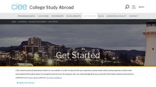 
                            3. Get Started | College Study Abroad | CIEE