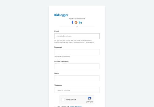 
                            1. get started - Kidlogger