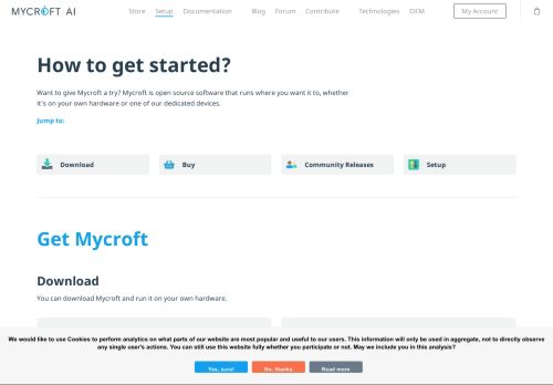 
                            2. Get Started - Mycroft - Mycroft AI