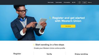 
                            3. Get started | Western Union