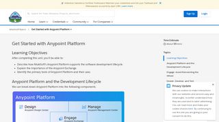 
                            10. Get Started with Anypoint Platform Unit | Salesforce Trailhead