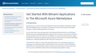 
                            9. Get Started with Bitnami Applications in the Microsoft Azure Marketplace