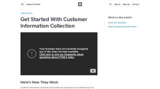
                            8. Get Started With Email Collection Tools | Square Support Center - US