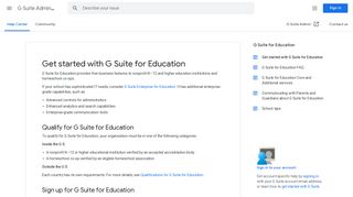
                            10. Get started with G Suite for Education - G Suite ... - Google Support