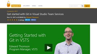 
                            7. Get started with Git in Visual Studio Team Services | Connect(); 2017 ...