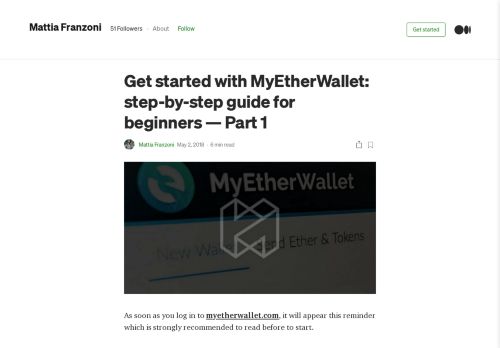 
                            2. Get started with MyEtherWallet: step-by-step guide for beginners ...