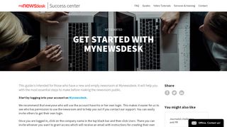 
                            6. Get started with Mynewsdesk - Mynewsdesk Success center