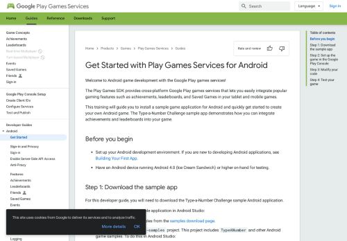 
                            12. Get Started with Play Games Services for Android | Play Games ...