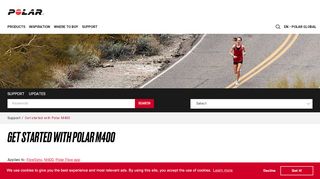 
                            3. Get started with Polar M400 | Polar Global - Support | Polar