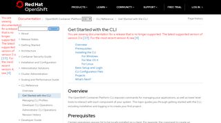 
                            3. Get Started with the CLI | CLI Reference | OpenShift Container ...