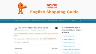 
                            7. Get Taobao App for Your Smart Device - A complete user guide to ...