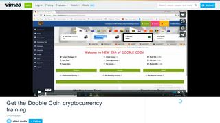 
                            11. Get the Dooble Coin cryptocurrency training on Vimeo